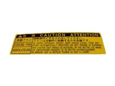 Scion 16793-46010 Caution Label