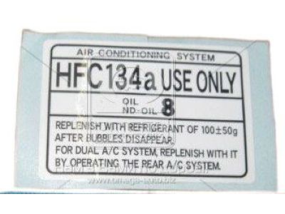 Toyota 88723-28220 Label,  Cooler Service Caution