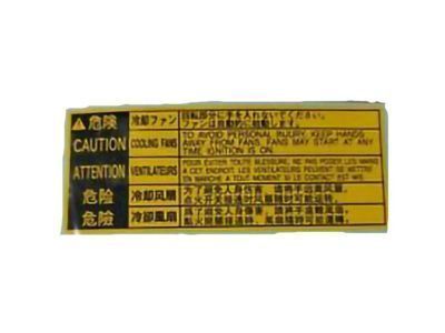 Scion 16793-0V010 Info Label