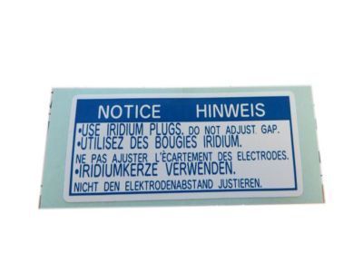 Toyota 11289-62020 Label