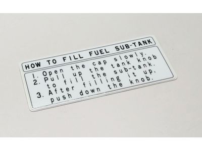 Toyota 74572-60010 Label