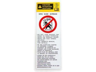 Scion 74596-53010 Air Bag Label