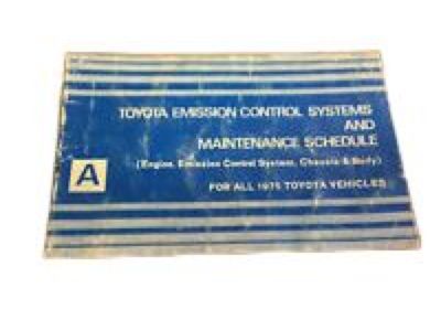 Toyota 11298-22153 Label, Emission Control Information