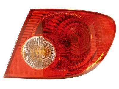 Toyota 81551-02290 Lens & Body, Rear Combination Lamp, RH