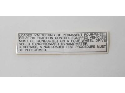 Toyota 74571-28020 Label