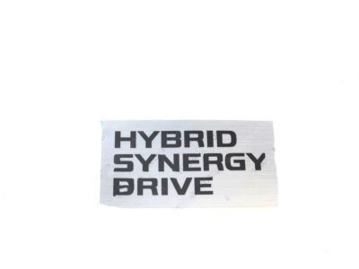 2012 Toyota Prius Emblem - 11291-37060