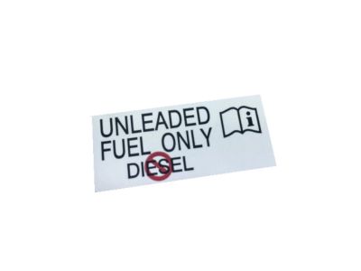 Toyota 74559-20140 Plate,  Fuel Caution