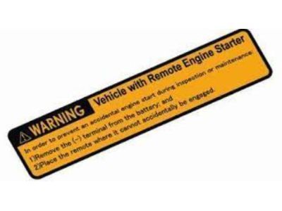 Scion 88723-20081 Label,  Caution