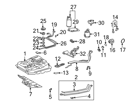 Toyota 78180-08020 Cable Assy, Accelerator Control