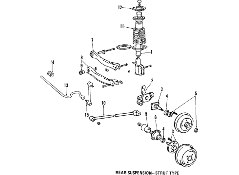 Toyota 48812-33030 Bar, Stabilizer, Rear