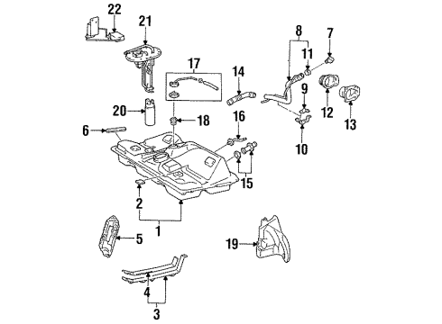 Toyota 77293-20100 Shield, Fuel Tank Filler Pipe