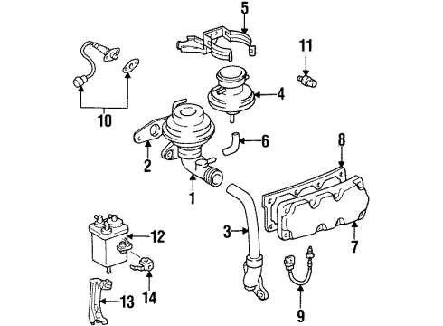 Toyota 89465-14230 Oxygen Sensor