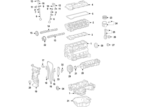 Toyota 11410-WB003 Cylinder Block