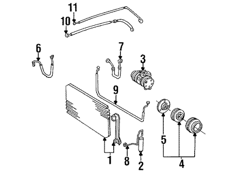 Toyota 88716-33110 Pipe, Cooler Refrigerant Liquid, B