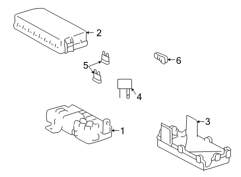 Toyota 22270-75020 Valve Assembly, Idle Speed Control