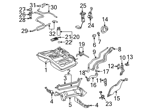 Toyota 78180-42100 Cable Assy, Accelerator Control