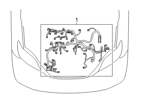 Toyota 82111-08642 WIRE, ENGINE ROOM MA