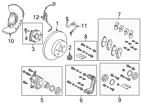 Toyota 44050-10150 ACTUATOR Assembly, Brake