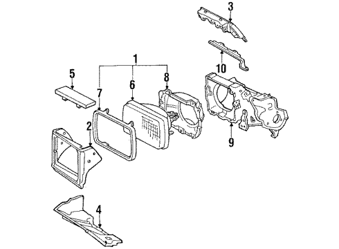 Toyota 89550-12820 Computer Assembly, Emission Control