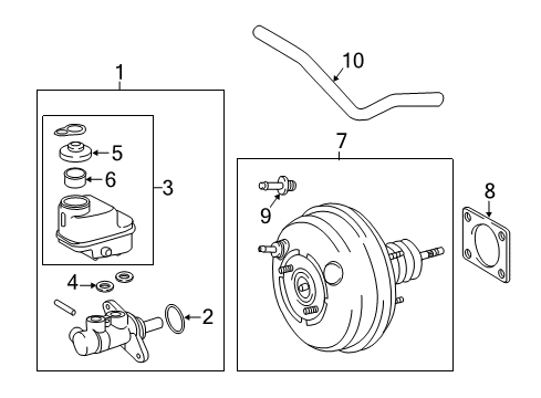 Toyota 47025-04100 Cylinder Sub-Assembly, B