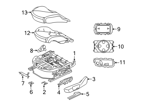 Toyota 84920-WAA02 Switch Assembly, Power S