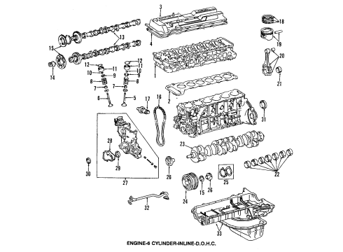 Toyota 13041-66031-04 Bearing Set, Connecting Rod