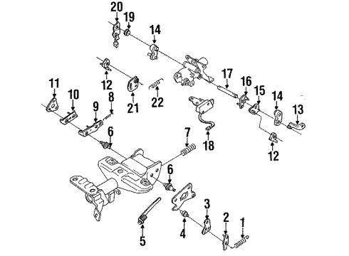 Toyota 45085-20010 Plate Sub-Assembly, Tilt Memory