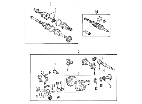 Toyota 37140-35180 Shaft Assembly Propeller Front