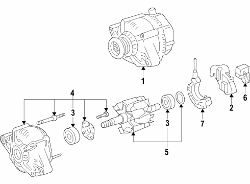 Toyota 27310-20060 Frame Assy, Drive End, Alternator