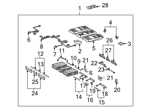 Toyota 82111-48A62 Wire, Engine Room Main