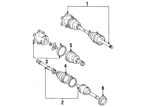 Toyota 43403-28030 Joint Set, Fr Axle I