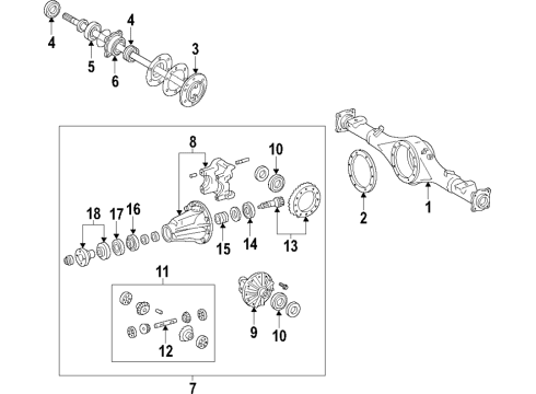 Toyota 41101-0K080 Carrier Sub-Assembly, Di