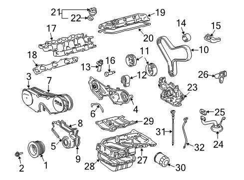 Toyota 17120-28131 Manifold Assembly, INTAK