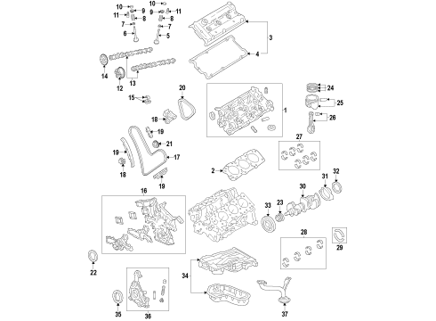 Toyota 13041-0P071-05 Bearing Set, Connecting Rod