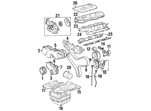 Toyota 17109-20020 Tank, Intake Air Surge