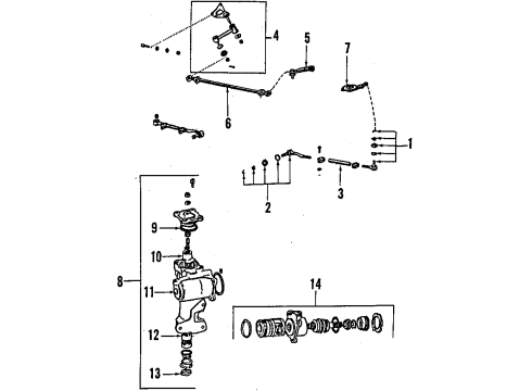 Toyota 44107-35140 Steering Gear Housing