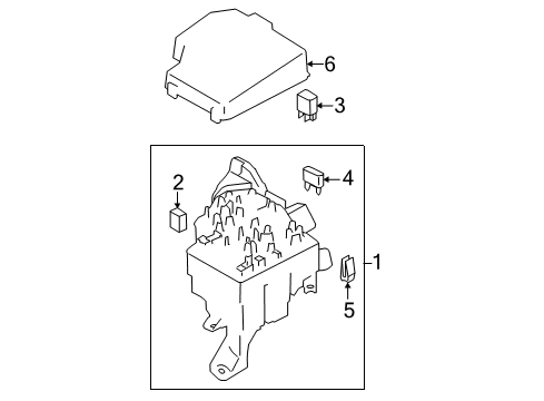 Toyota SU003-02286 Engine Harness, Center Driver Side