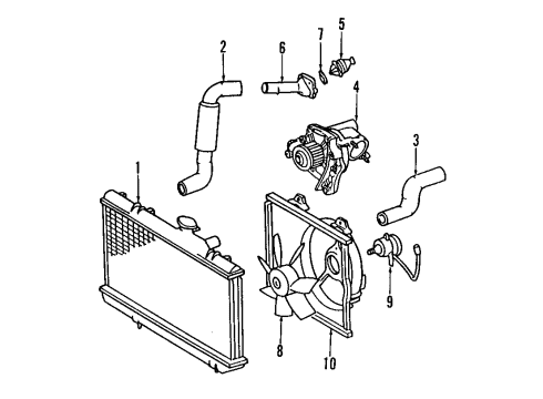 Toyota 16400-74500 Radiator Assembly