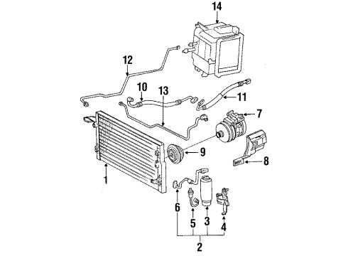 Toyota 88501-35010 EVAPORATOR Sub-Assembly, Cooler