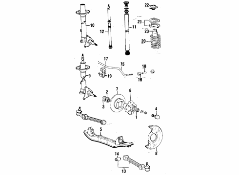 Toyota 48068-19095 Front Suspension Control Arm Sub-Assembly Lower Left