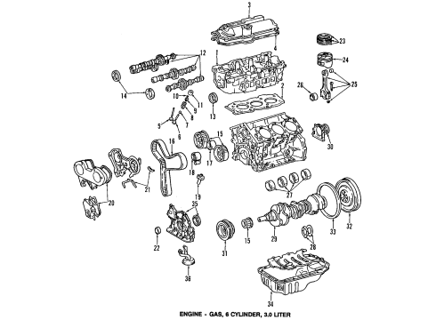 Toyota 13041-62020-01 Bearing, Connecting Rod