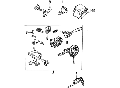 Toyota 88002-14030 ACTUATOR Assembly, Cruise Control