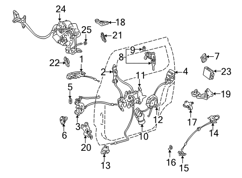 Toyota 84963-45060 Switch, Power Slide Door Control