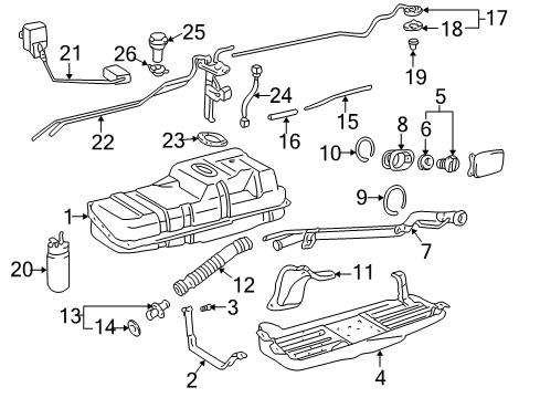 Toyota 78180-35240 Cable Assy, Accelerator Control