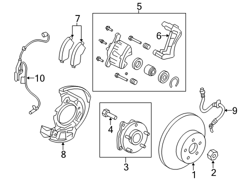 Toyota 44050-42M30 Modulator Valve