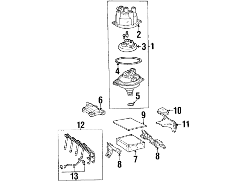 Toyota 89661-2G120 Ecm Ecu Engine Control Module