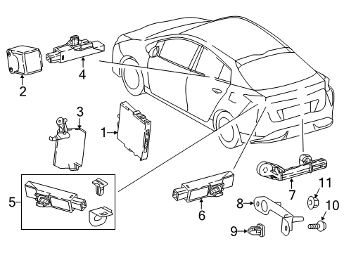 Toyota 897B0-47310 Receiver Assembly, Elect