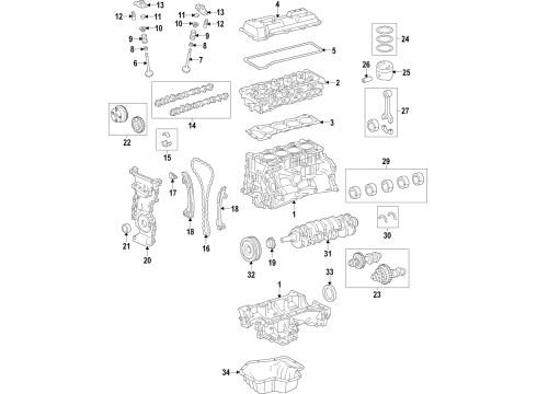 Toyota 04111-0V032 Gasket Kit, Engine O