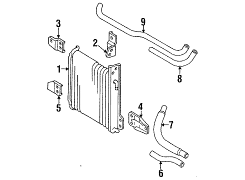 Toyota 32942-35011 Hose, Oil Cooler Outlet