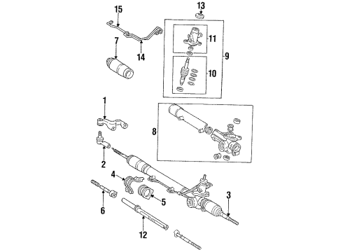 Toyota 44201-34010 Valve Sub-Assy, Power Steering Control